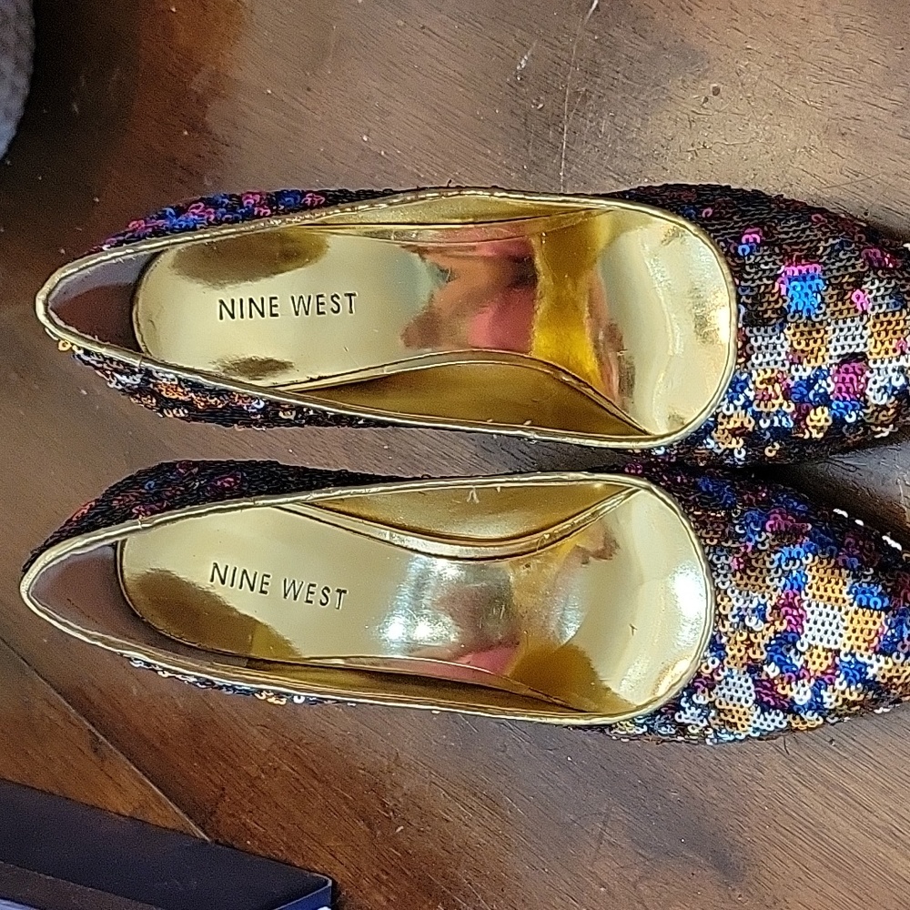 Sequin party shoes